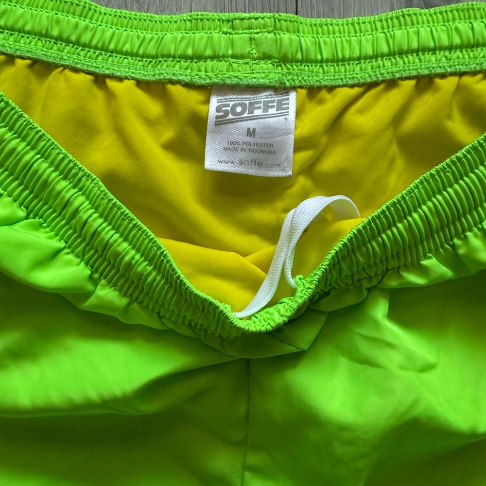 Soffe Women's Neon Athletic Shorts with Iowa Hawkeye Logo - Size M - Picture 5 of 5